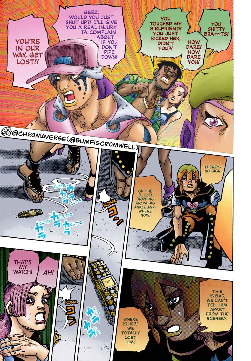 Page 18 Chapter 11 JoJos Bizarre Adventure Part 9 - The JOJOLands (Fan-Colored)