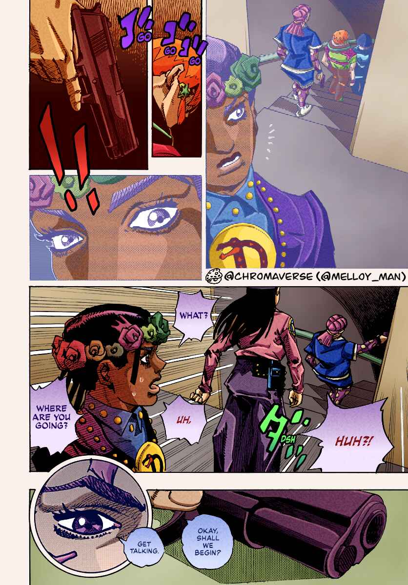 Page 21 Chapter 23 JoJos Bizarre Adventure Part 9 - The JOJOLands (Fan-Colored)