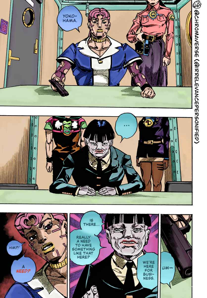 Page 22 Chapter 23 JoJos Bizarre Adventure Part 9 - The JOJOLands (Fan-Colored)