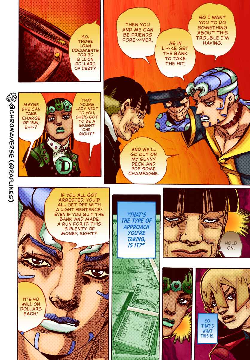 Page 27 Chapter 23 JoJos Bizarre Adventure Part 9 - The JOJOLands (Fan-Colored)