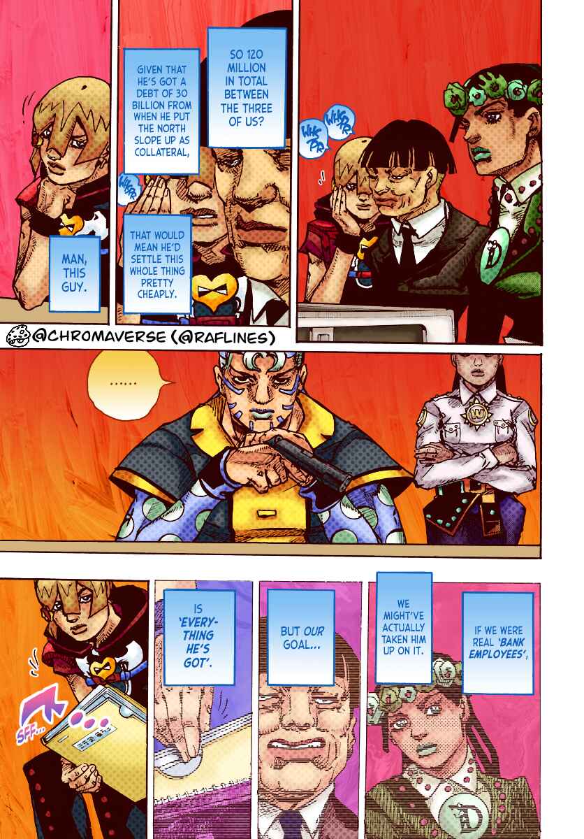 Page 28 Chapter 23 JoJos Bizarre Adventure Part 9 - The JOJOLands (Fan-Colored)