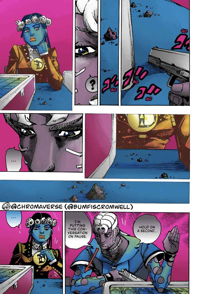 Page 37 Chapter 23 JoJos Bizarre Adventure Part 9 - The JOJOLands (Fan-Colored)
