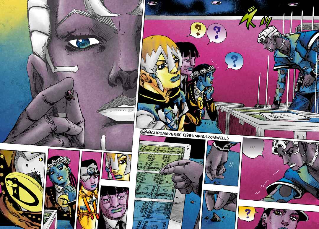 Page 38 Chapter 23 JoJos Bizarre Adventure Part 9 - The JOJOLands (Fan-Colored)