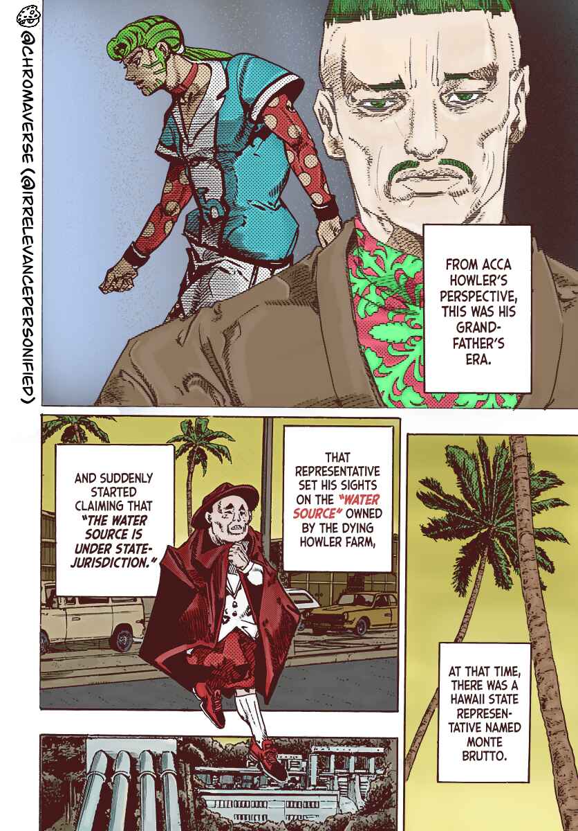 Page 4 Chapter 23 JoJos Bizarre Adventure Part 9 - The JOJOLands (Fan-Colored)