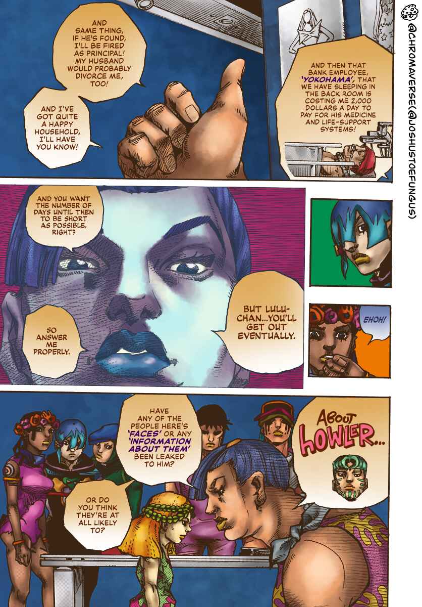 Page 14 Chapter 21 JoJos Bizarre Adventure Part 9 - The JOJOLands (Fan-Colored)