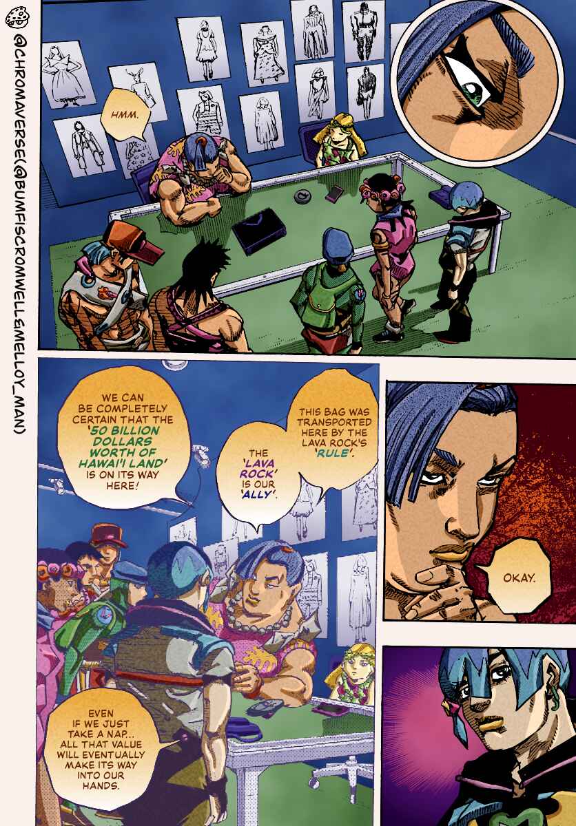 Page 17 Chapter 21 JoJos Bizarre Adventure Part 9 - The JOJOLands (Fan-Colored)