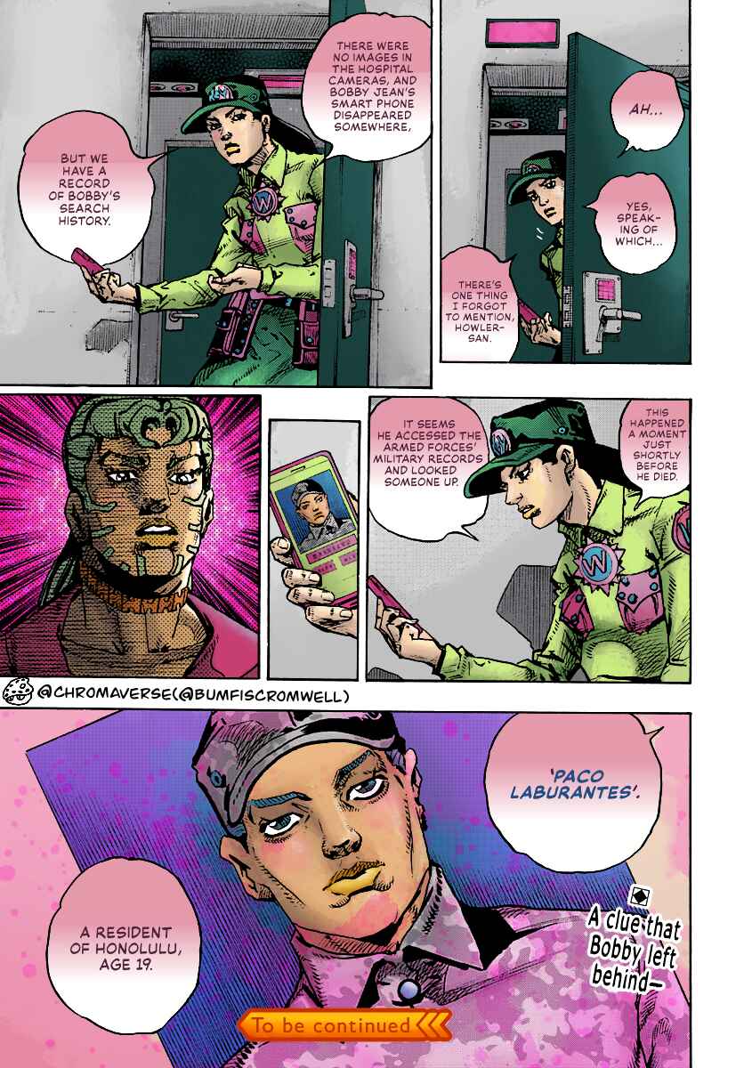 Page 38 Chapter 21 JoJos Bizarre Adventure Part 9 - The JOJOLands (Fan-Colored)