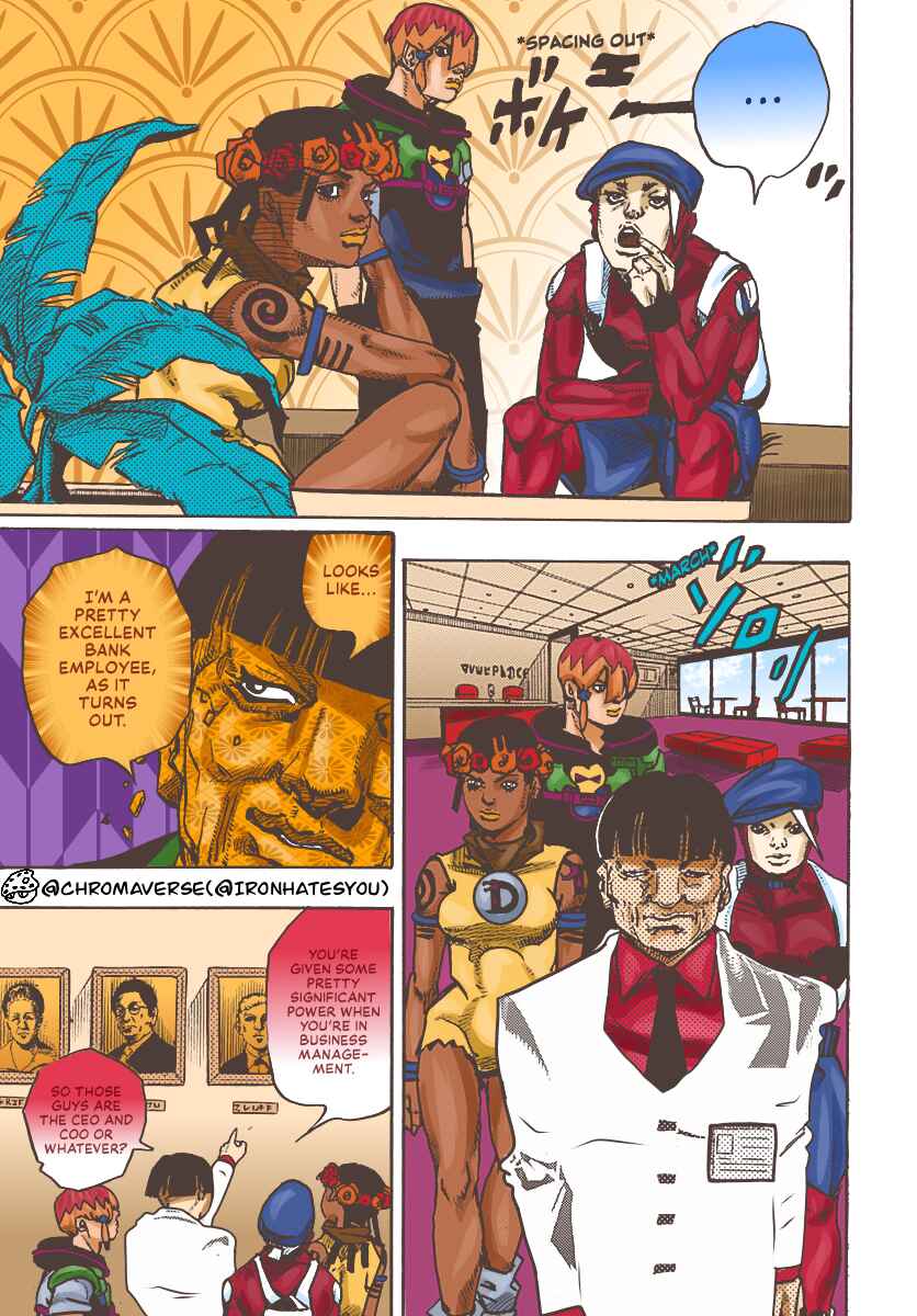 Page 7 Chapter 21 JoJos Bizarre Adventure Part 9 - The JOJOLands (Fan-Colored)