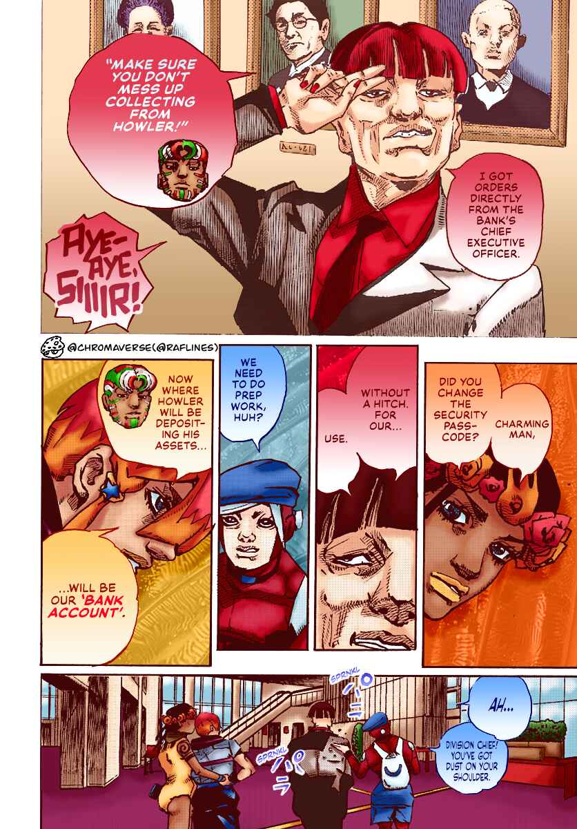 Page 8 Chapter 21 JoJos Bizarre Adventure Part 9 - The JOJOLands (Fan-Colored)