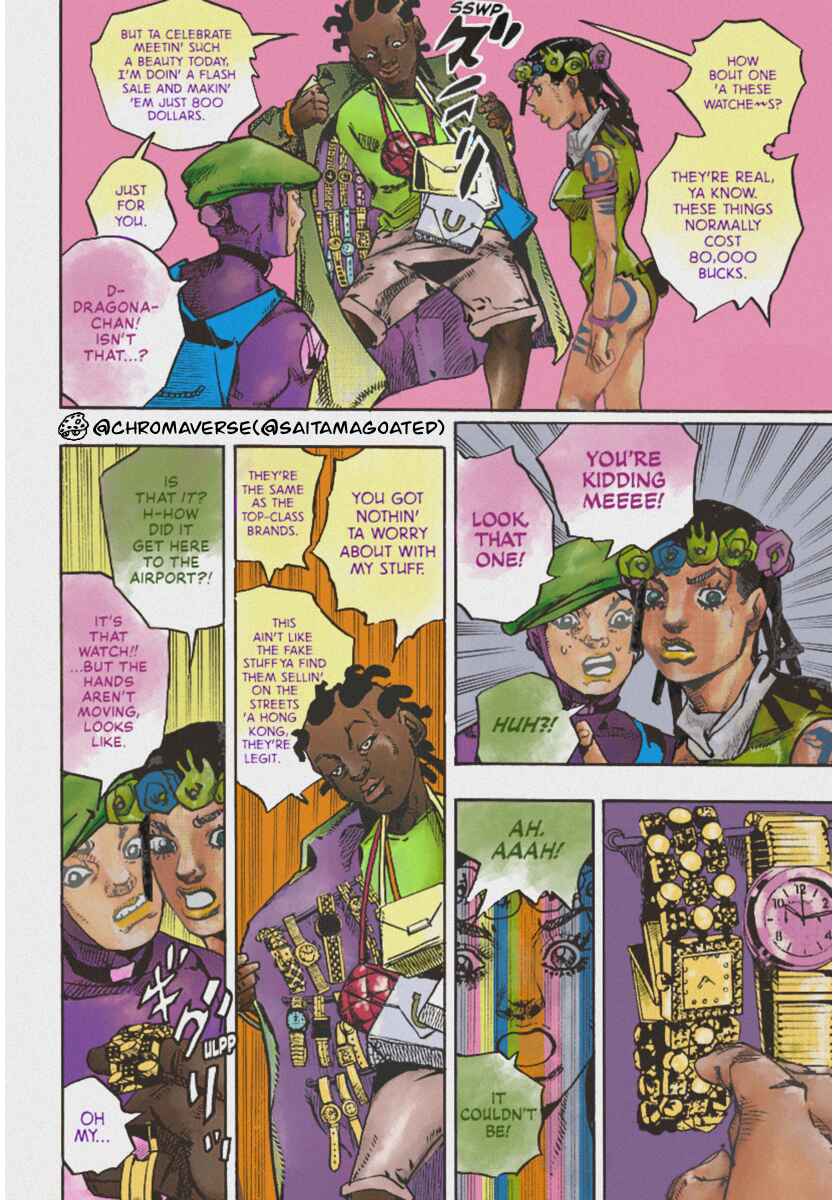 Page 16 Chapter 12 JoJos Bizarre Adventure Part 9 - The JOJOLands (Fan-Colored)