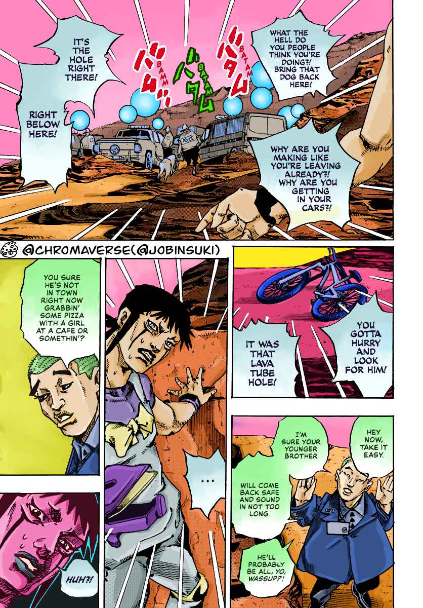 Page 21 Chapter 12 JoJos Bizarre Adventure Part 9 - The JOJOLands (Fan-Colored)
