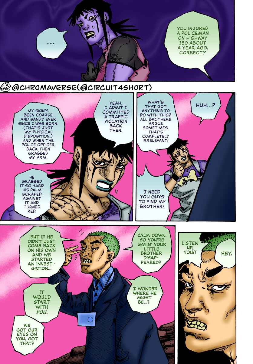 Page 23 Chapter 12 JoJos Bizarre Adventure Part 9 - The JOJOLands (Fan-Colored)