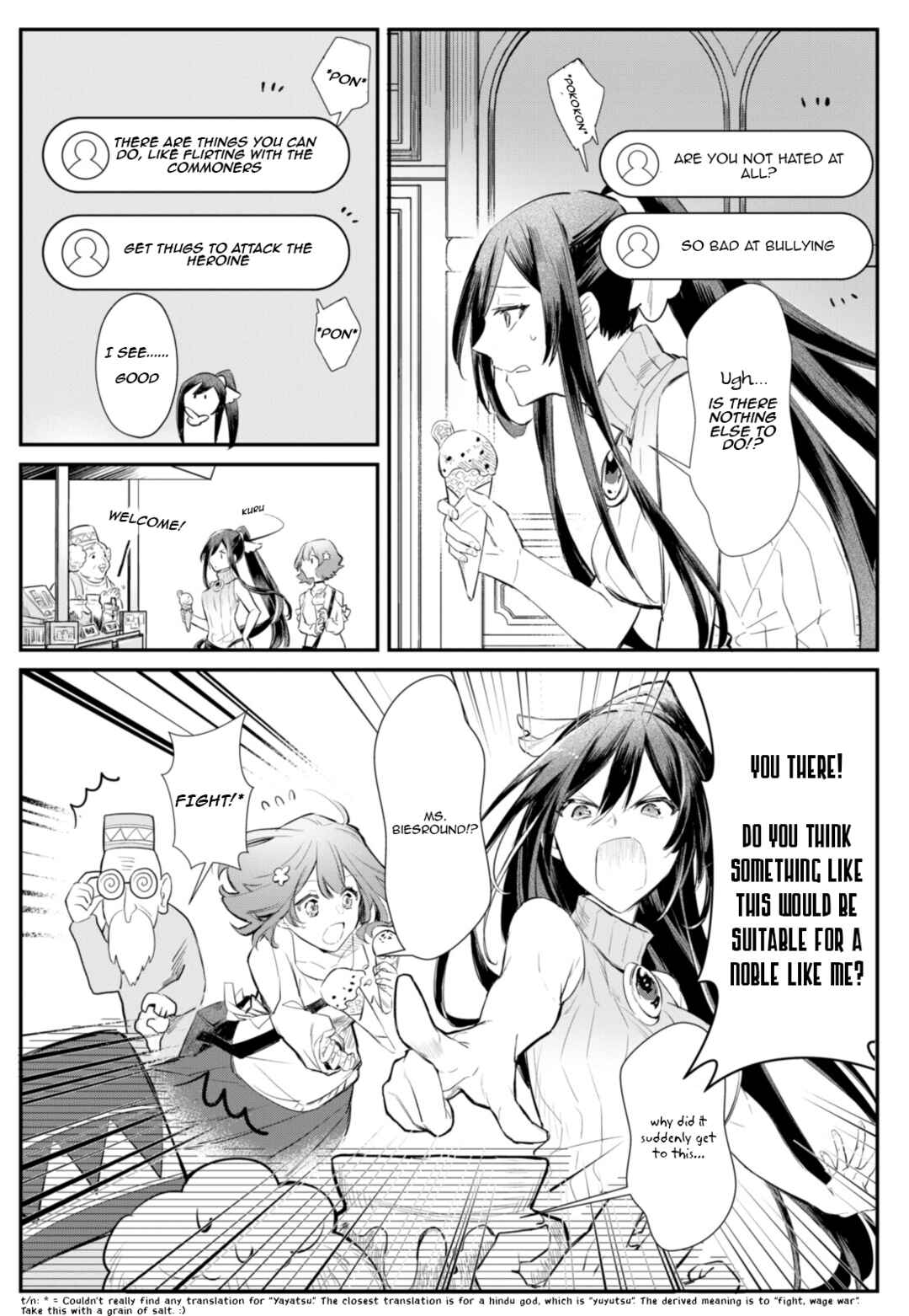 Page 14 Chapter 2 TS Akuyaku Reijou Kamisama Tensei Zennin Tsuihou Haishin RTA ~Kiraware Tsuihou End o Mezashiteru no ni Saikyou Musou Road kara Orirarenai~