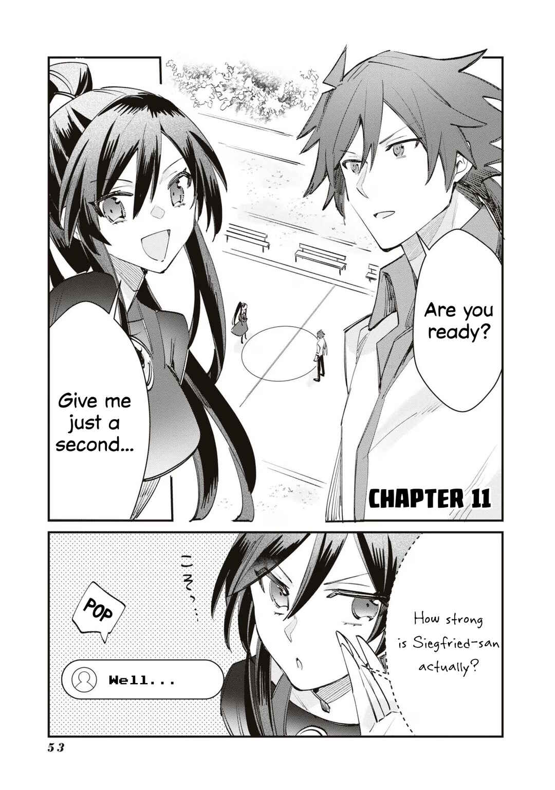Page 1 Chapter 11 TS Akuyaku Reijou Kamisama Tensei Zennin Tsuihou Haishin RTA ~Kiraware Tsuihou End o Mezashiteru no ni Saikyou Musou Road kara Orirarenai~