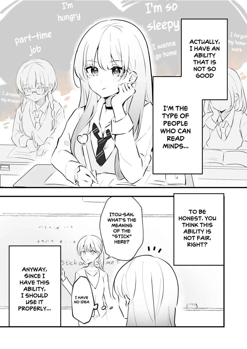 Page 1 Chapter Unknown_b162 The Girl Who Can Read The Mind of The One Sitting Next to Her