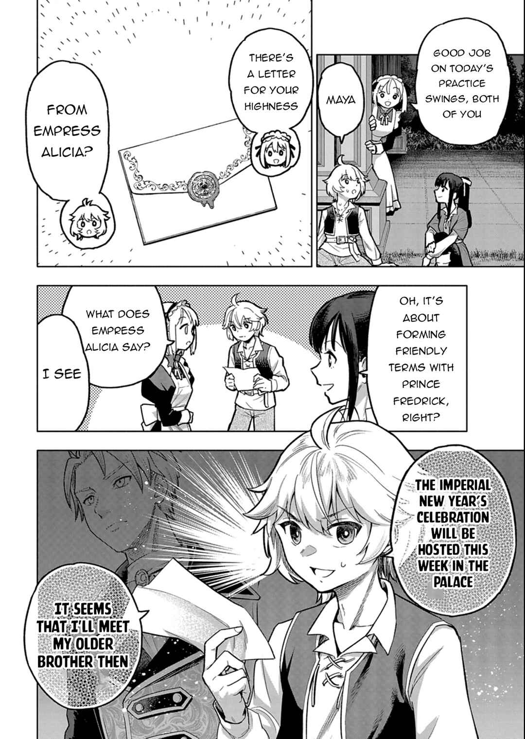 Page 3 Chapter 11.1 Tada no Murabito no Boku ga, Sanbyakunen Mae no Boukun Ouji ni Tensei shite shimaimashita ~Zense no Chishiki de Ansatsu Flag wo Kaihi shite, Odayaka ni Ikinokorimasu!~