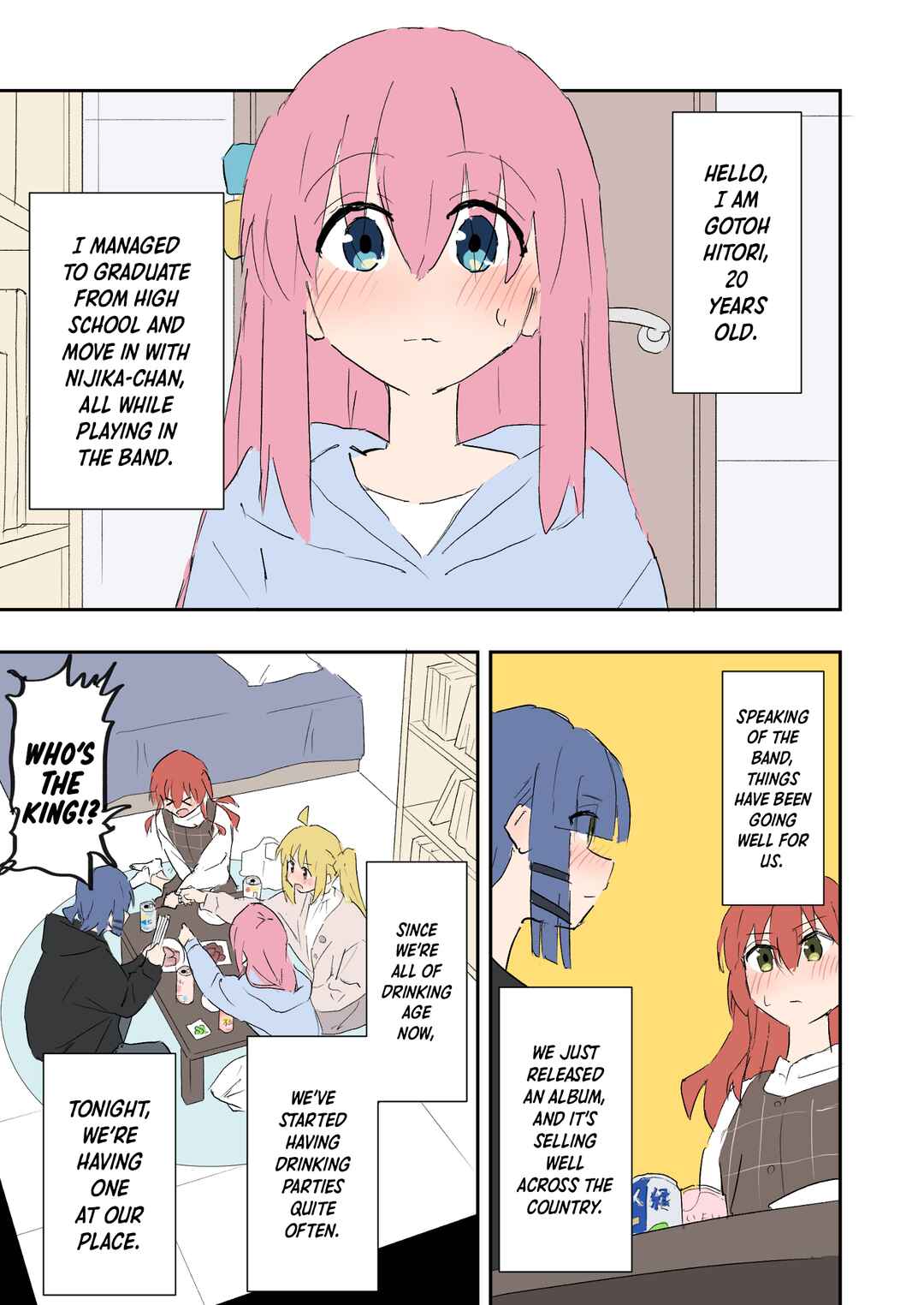 Page 3 Chapter Unknown_0866 Bocchi the Rock! - Daigakusei Nijika to Alcohol