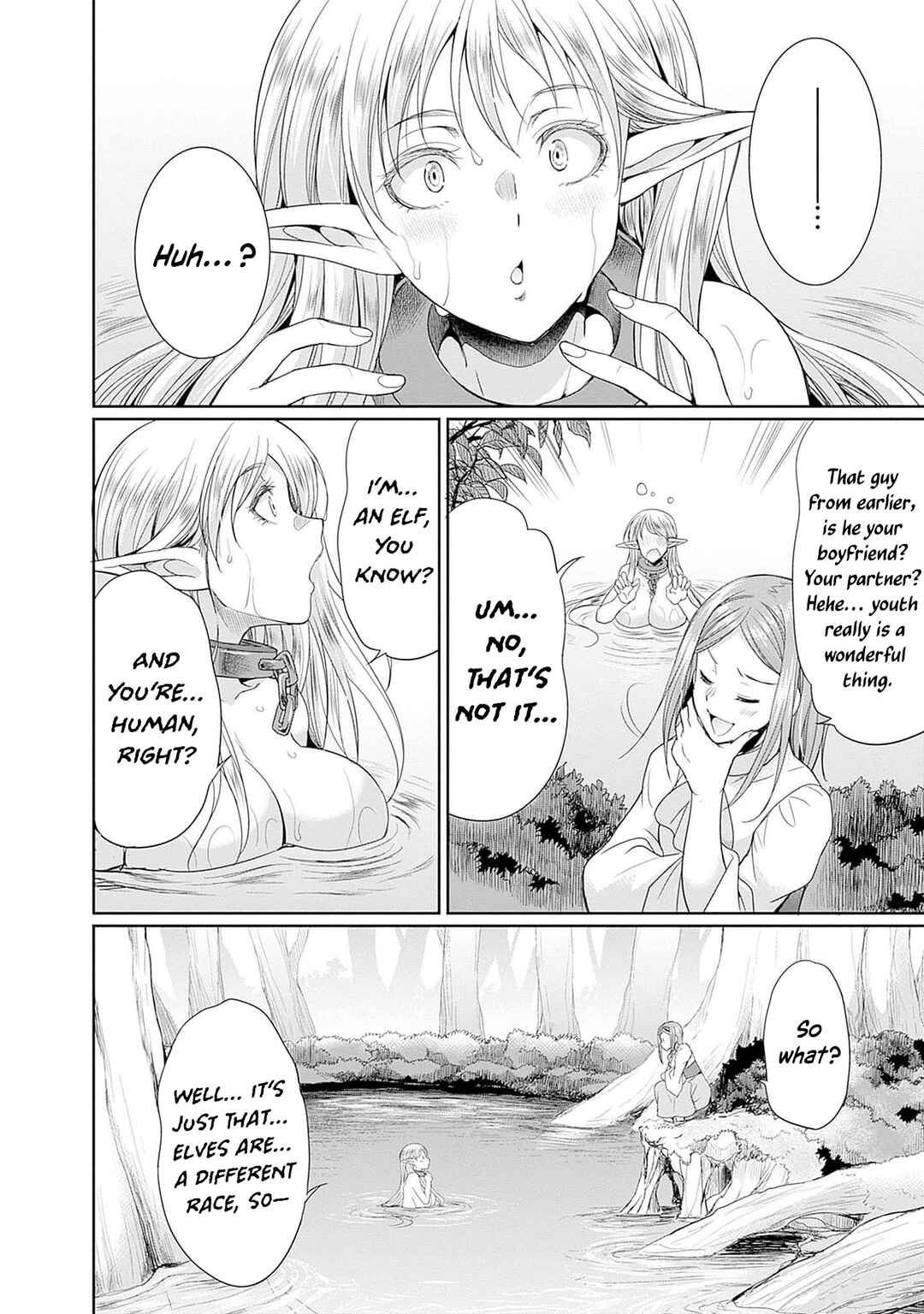 Page 21 Chapter 10 Elf Dorei to Kizuku Dungeon Harem - Isekai de Netotte Nakama o Fuyashimasu