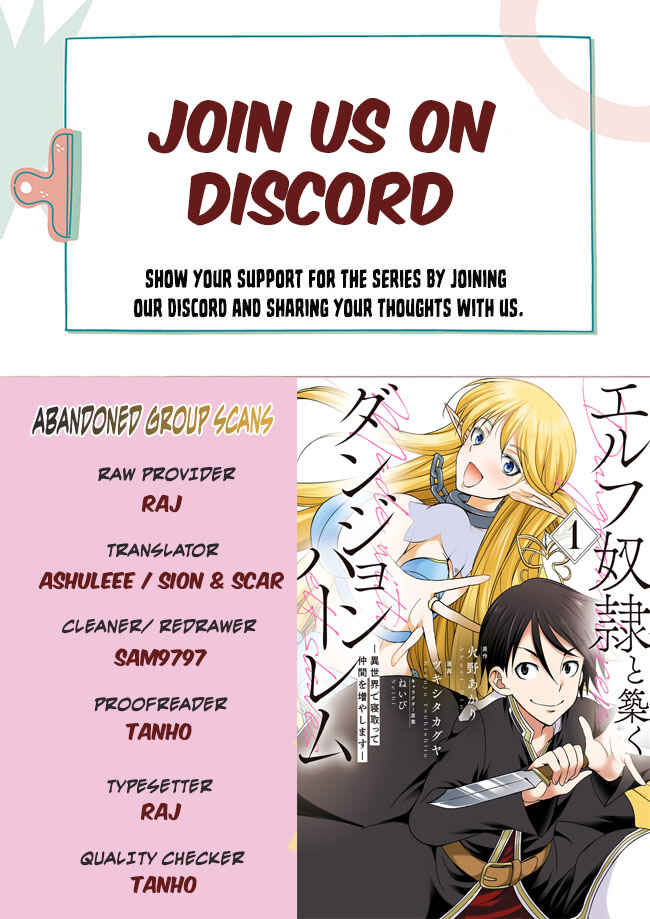 Page 1 Chapter 2 Elf Dorei to Kizuku Dungeon Harem - Isekai de Netotte Nakama o Fuyashimasu