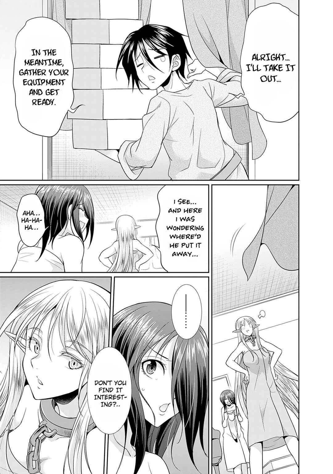 Page 12 Chapter 5 Elf Dorei to Kizuku Dungeon Harem - Isekai de Netotte Nakama o Fuyashimasu