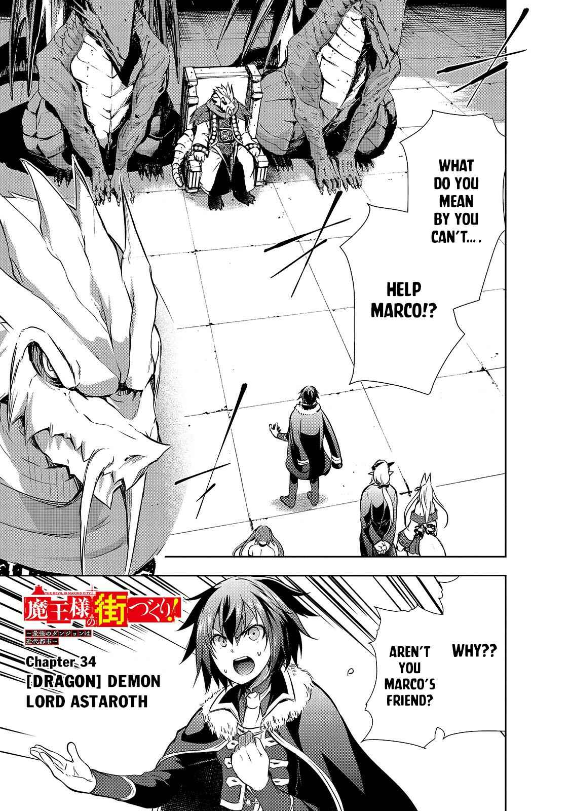 Page 2 Chapter 34 Maou-sama no Machizukuri! ~Saikyou no Dungeon wa Kindai Toshi~