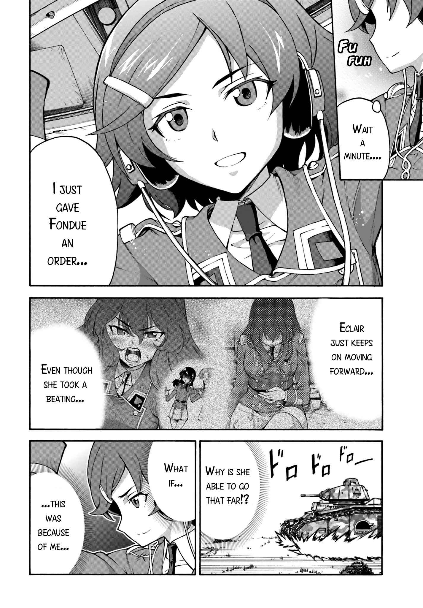 Page 12 Chapter 10 Girls Und Panzer: Fierce Battle! The Battle of Maginot!!