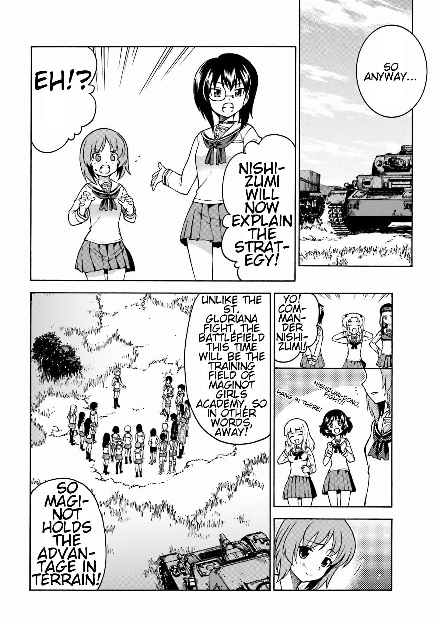 Page 22 Chapter 5 Girls Und Panzer: Fierce Battle! The Battle of Maginot!!