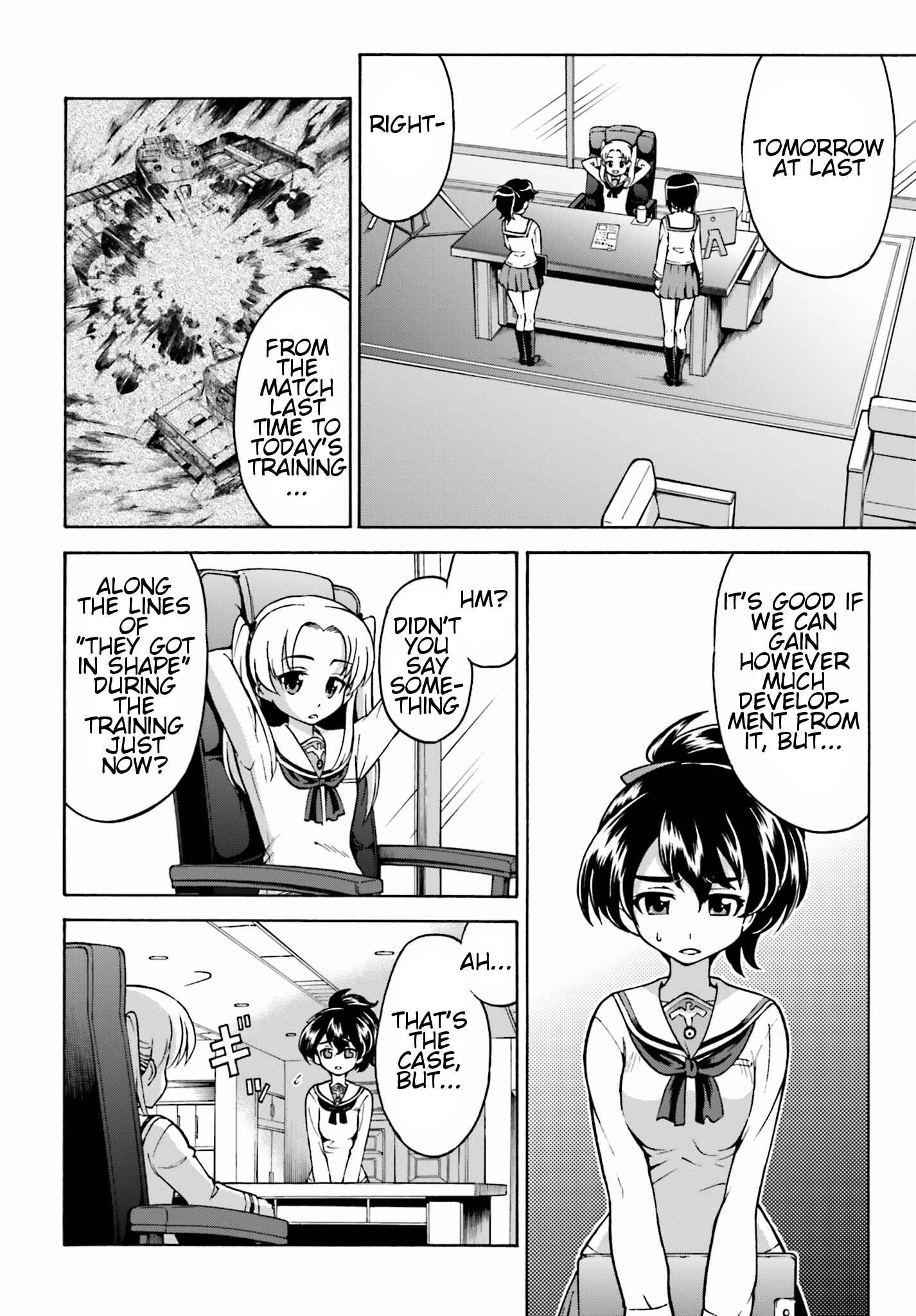 Page 4 Chapter 5 Girls Und Panzer: Fierce Battle! The Battle of Maginot!!