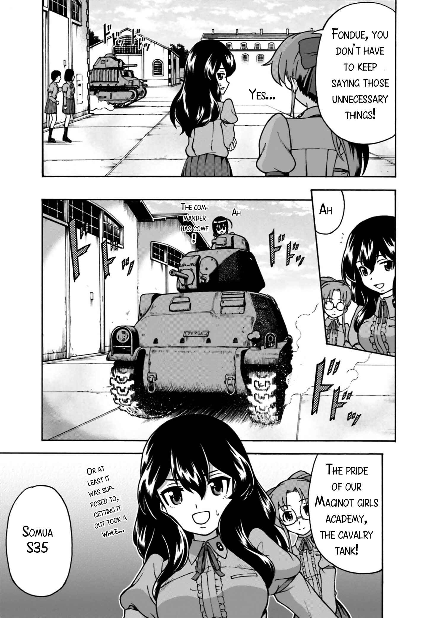 Page 12 Chapter 2 Girls Und Panzer: Fierce Battle! The Battle of Maginot!!