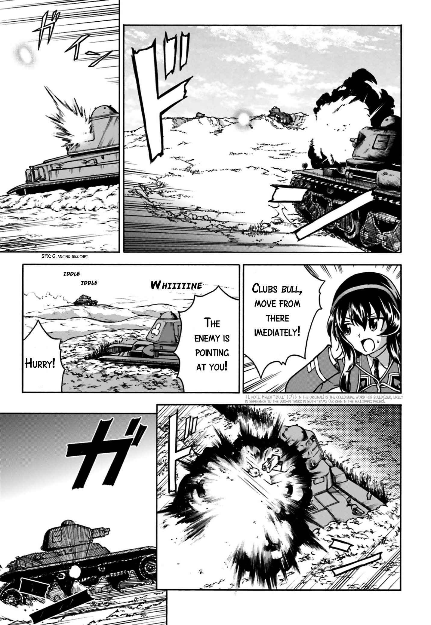 Page 25 Chapter 3 Girls Und Panzer: Fierce Battle! The Battle of Maginot!!
