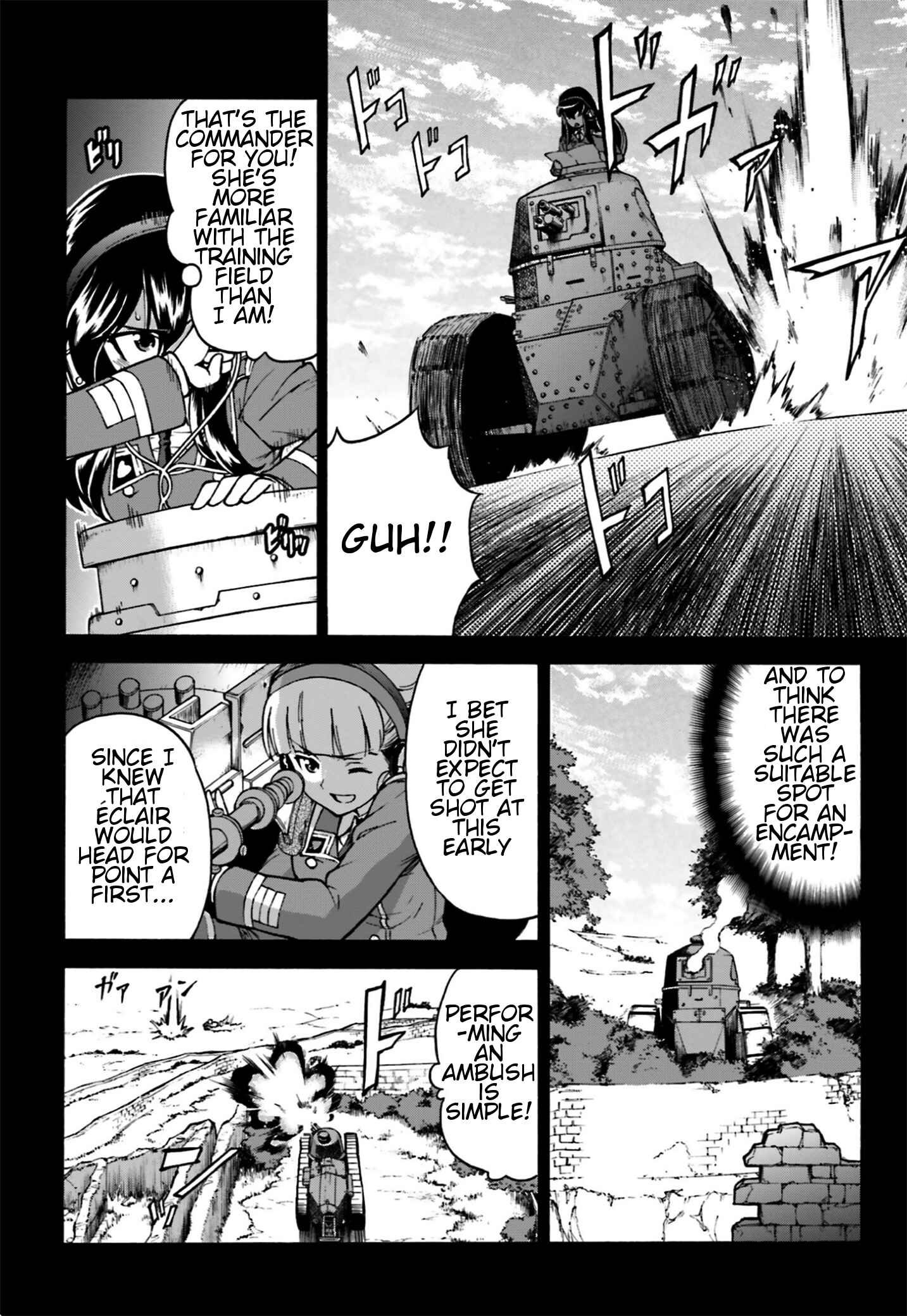 Page 13 Chapter 4 Girls Und Panzer: Fierce Battle! The Battle of Maginot!!