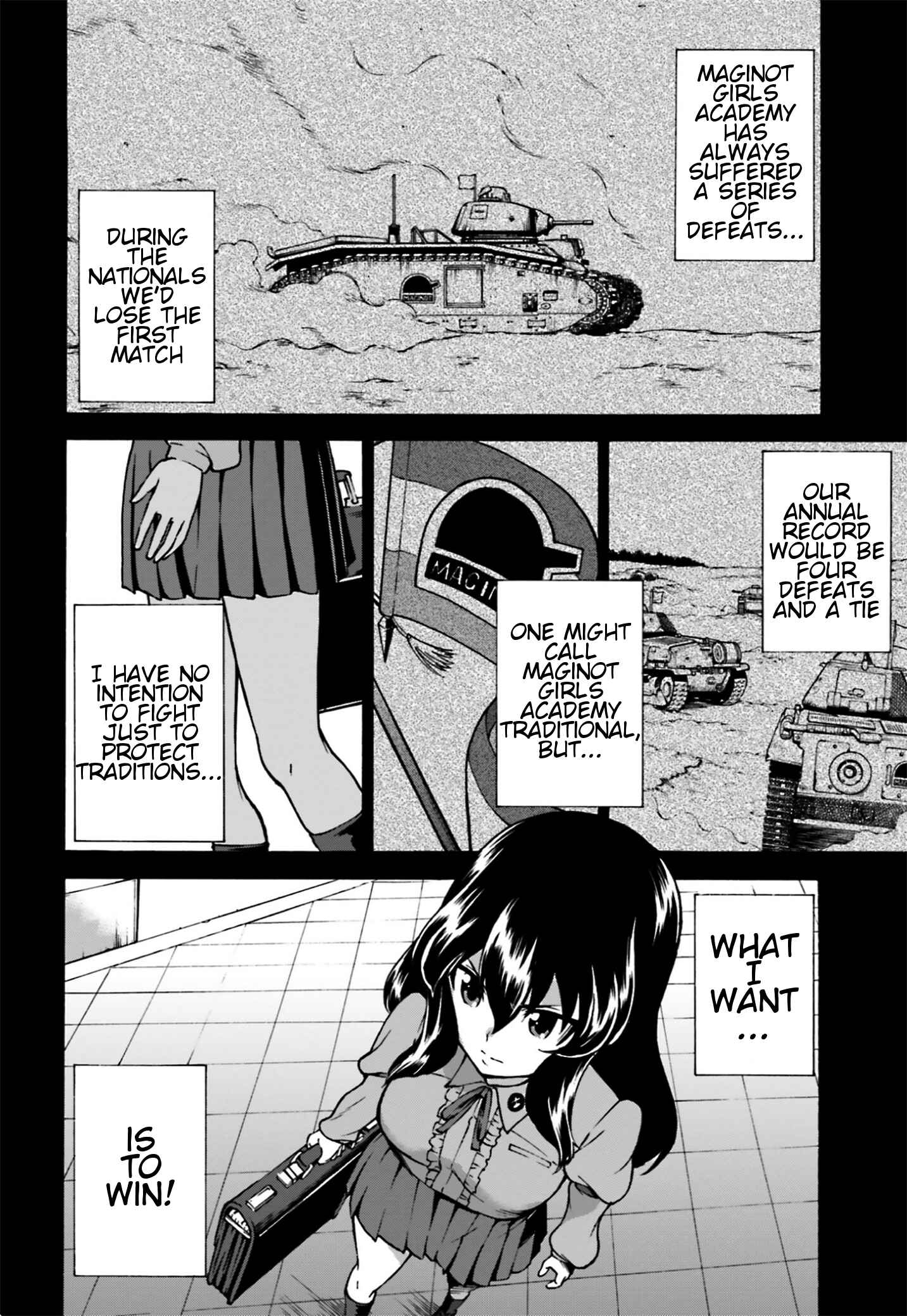 Page 2 Chapter 4 Girls Und Panzer: Fierce Battle! The Battle of Maginot!!