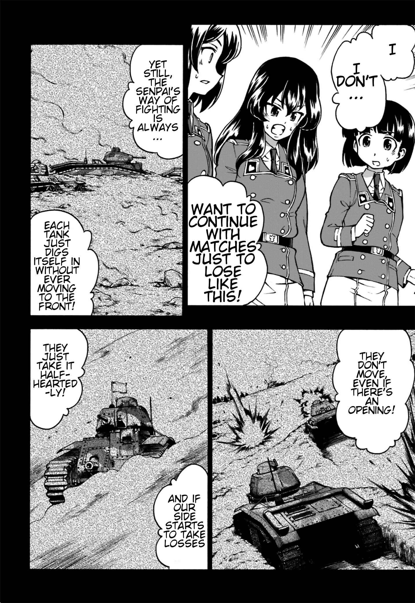 Page 4 Chapter 4 Girls Und Panzer: Fierce Battle! The Battle of Maginot!!
