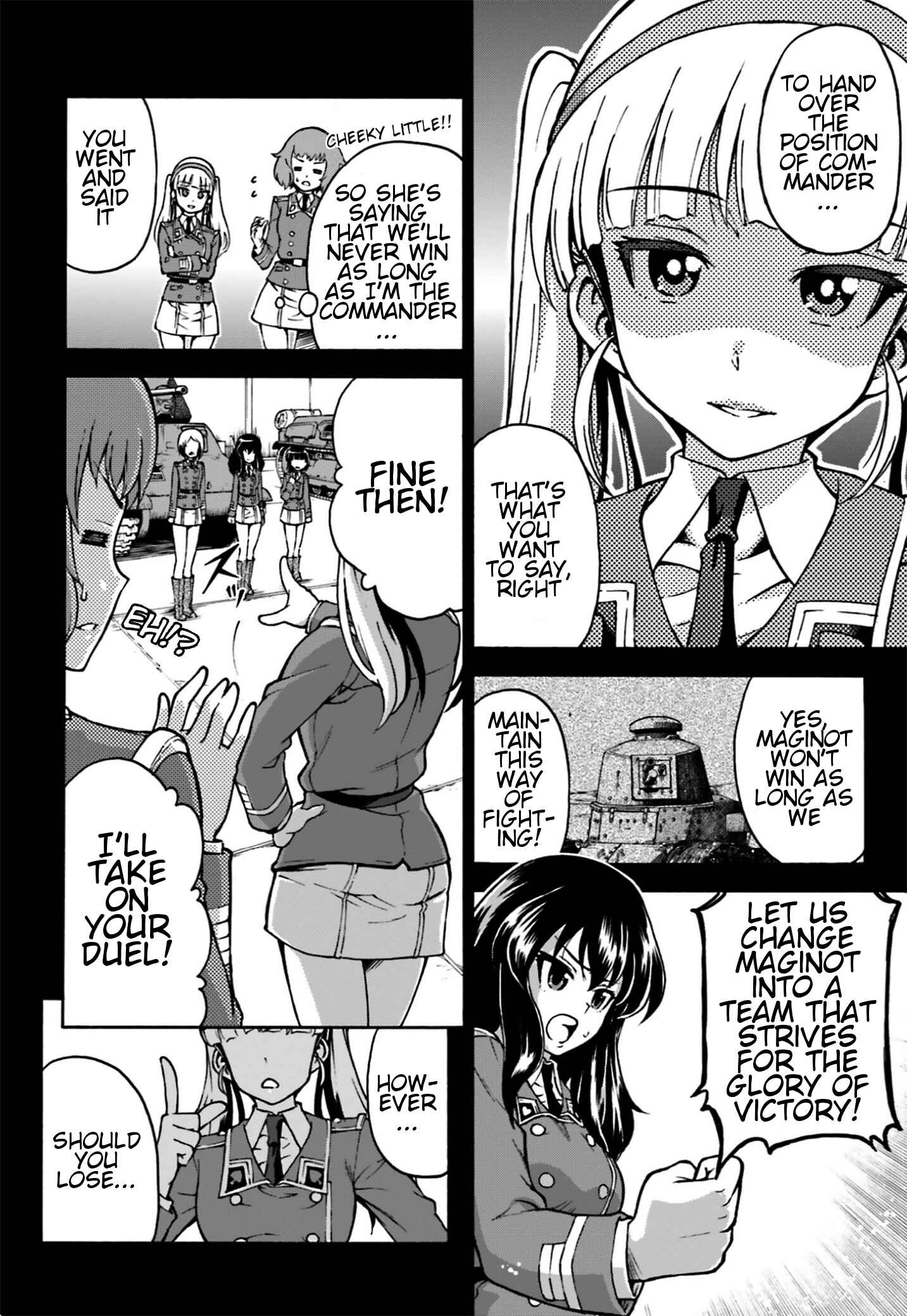 Page 8 Chapter 4 Girls Und Panzer: Fierce Battle! The Battle of Maginot!!