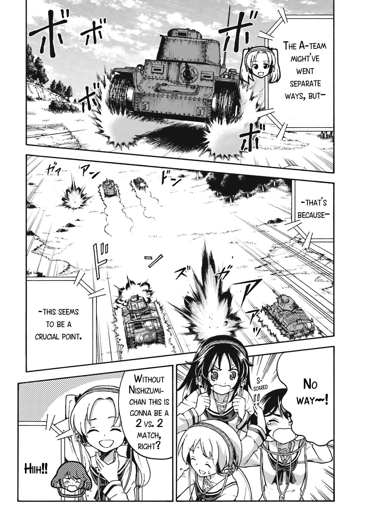 Page 12 Chapter 9 Girls Und Panzer: Fierce Battle! The Battle of Maginot!!