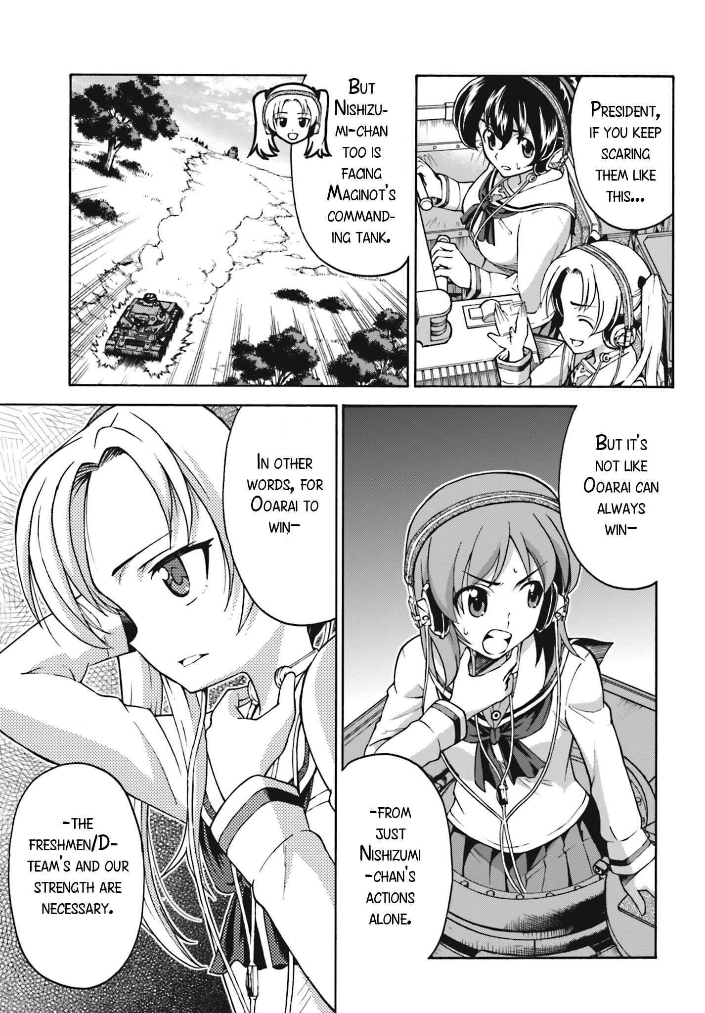 Page 13 Chapter 9 Girls Und Panzer: Fierce Battle! The Battle of Maginot!!