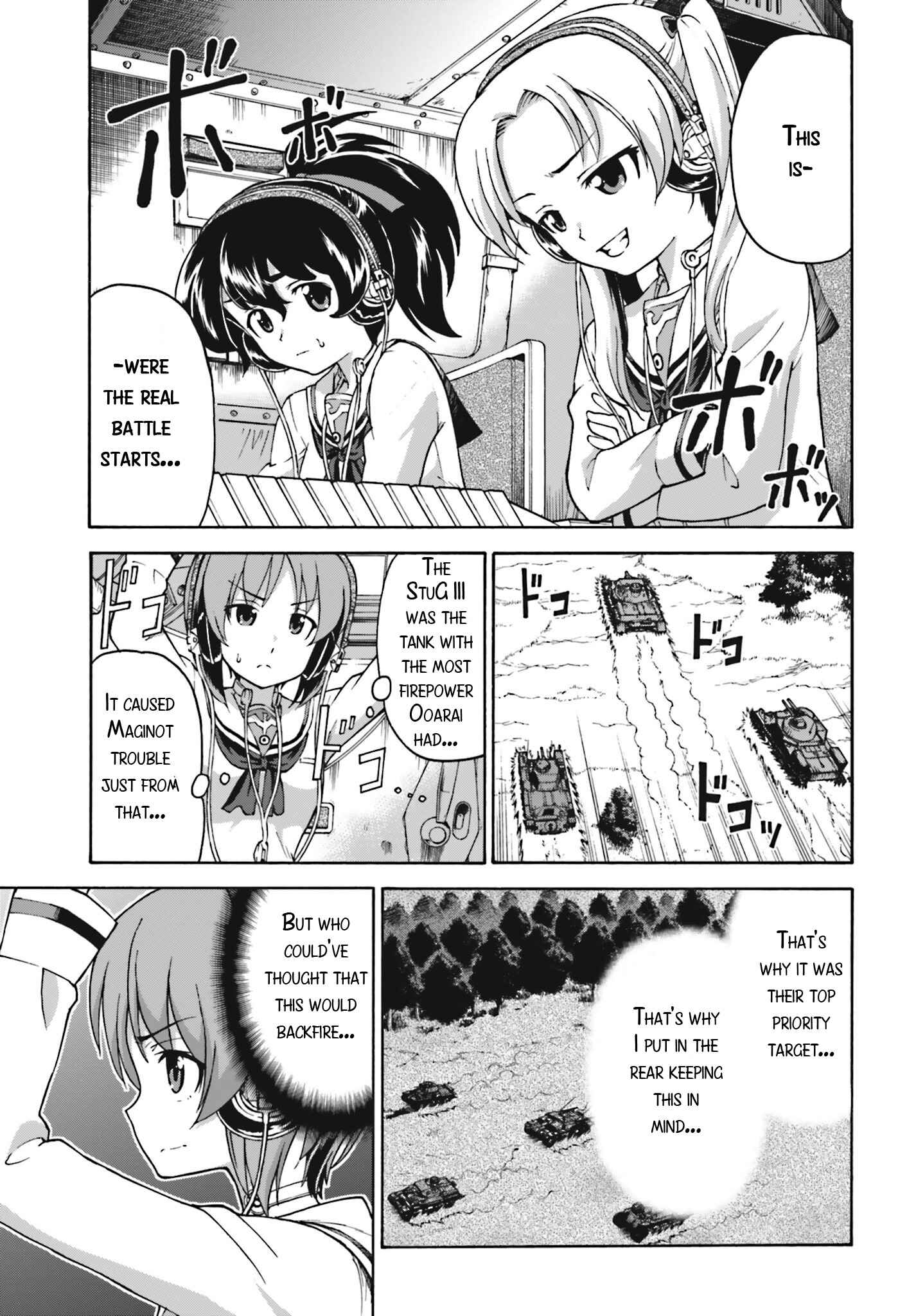 Page 5 Chapter 9 Girls Und Panzer: Fierce Battle! The Battle of Maginot!!