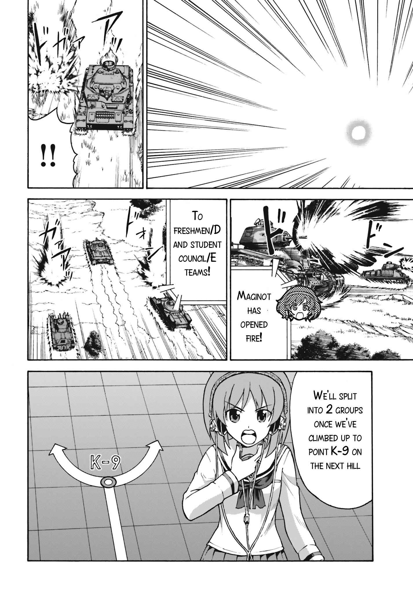 Page 6 Chapter 9 Girls Und Panzer: Fierce Battle! The Battle of Maginot!!