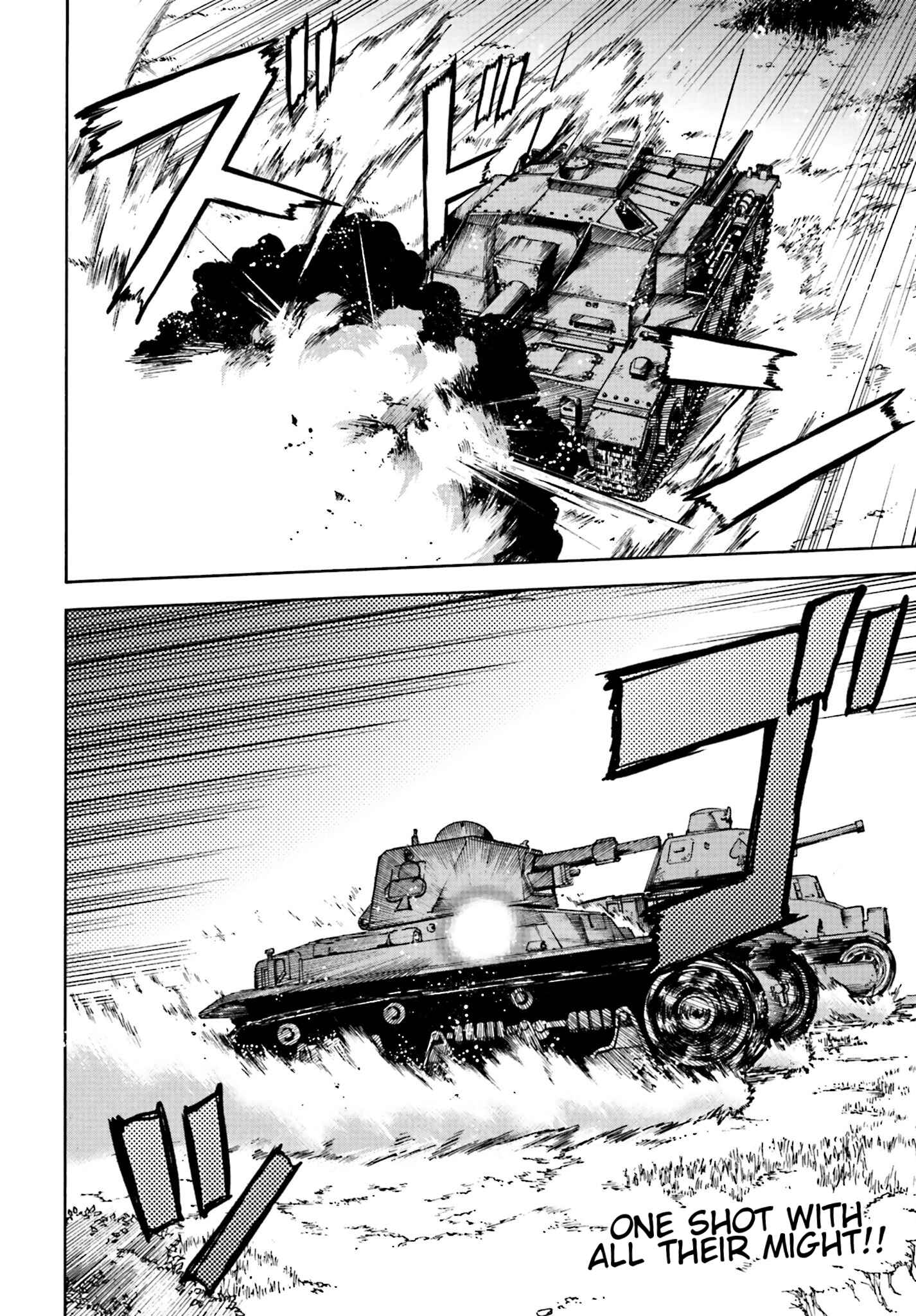 Page 14 Chapter 7.2 Girls Und Panzer: Fierce Battle! The Battle of Maginot!!