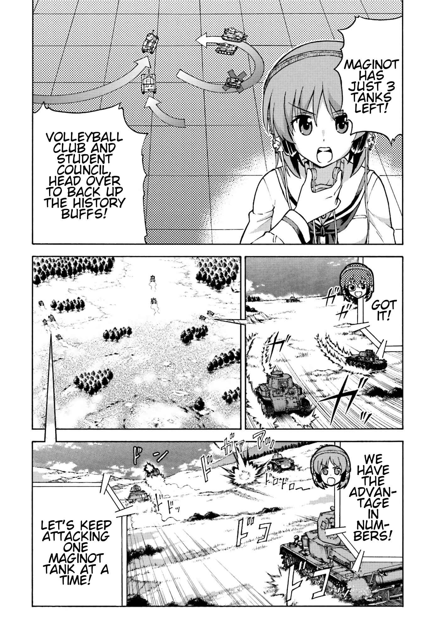 Page 10 Chapter 8 Girls Und Panzer: Fierce Battle! The Battle of Maginot!!