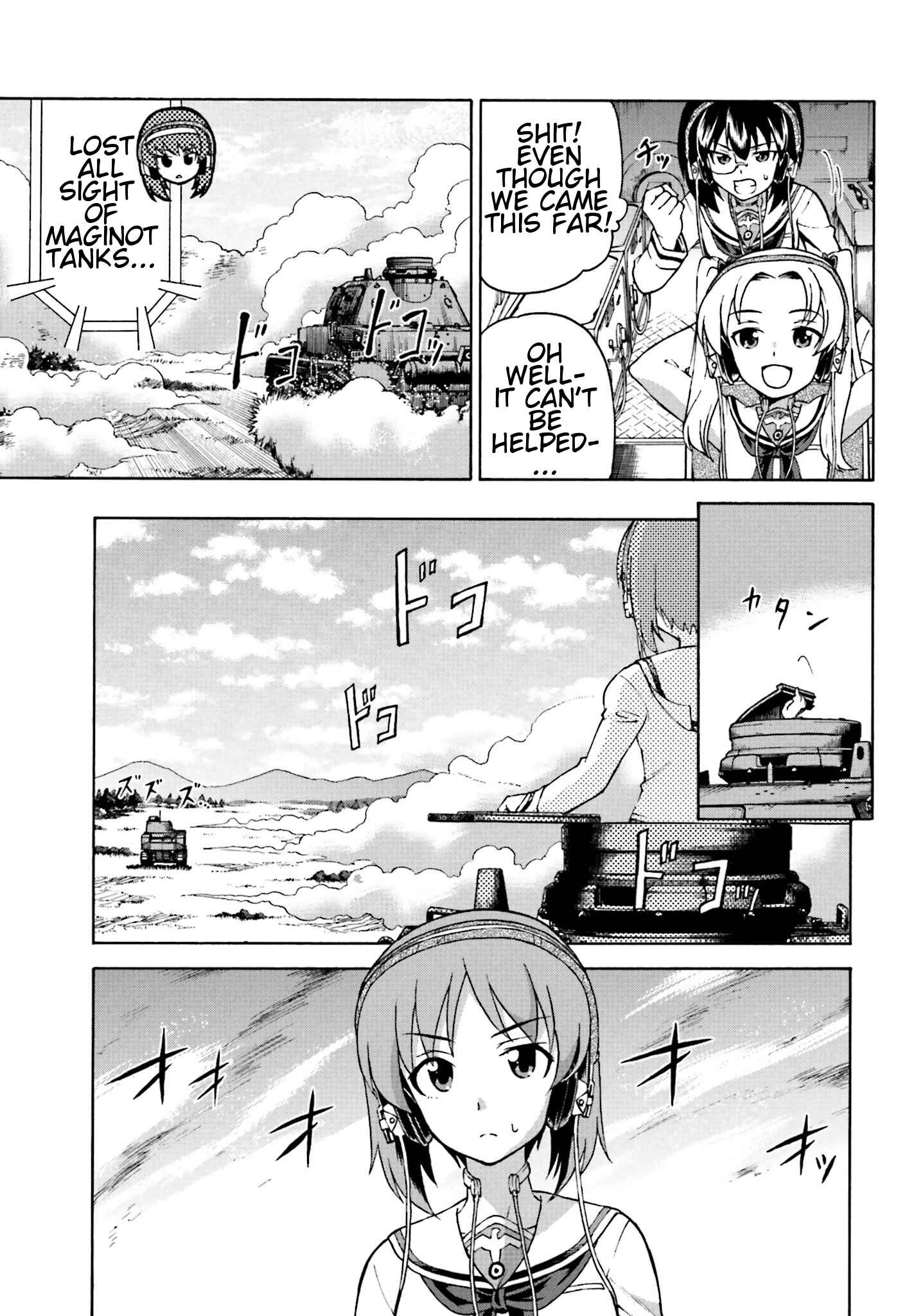 Page 13 Chapter 8 Girls Und Panzer: Fierce Battle! The Battle of Maginot!!