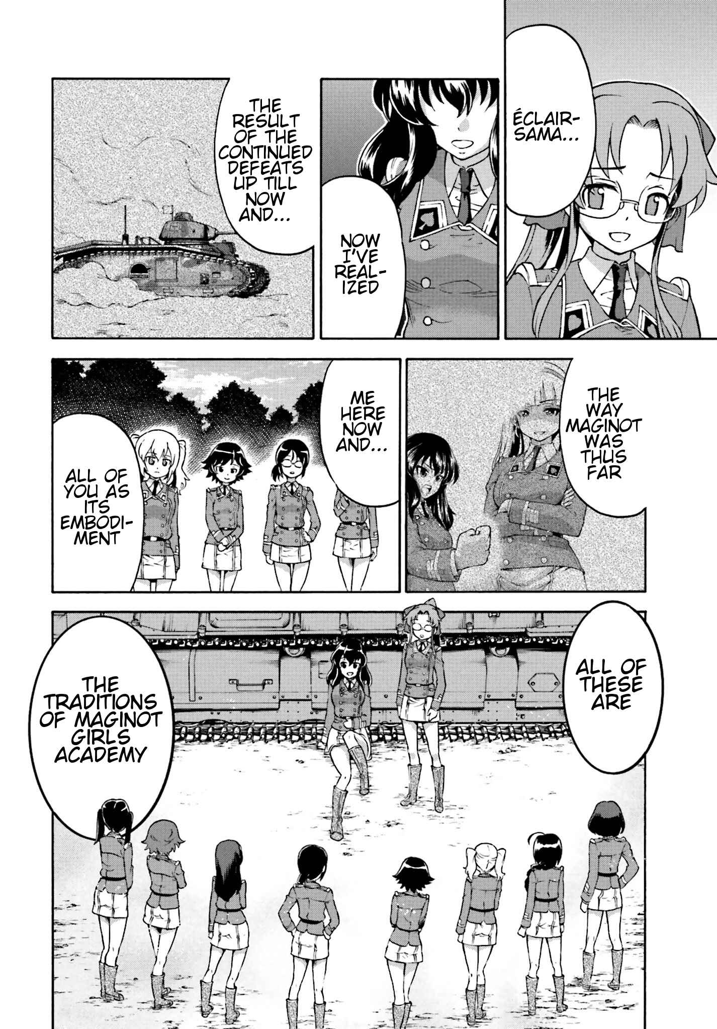 Page 22 Chapter 8 Girls Und Panzer: Fierce Battle! The Battle of Maginot!!
