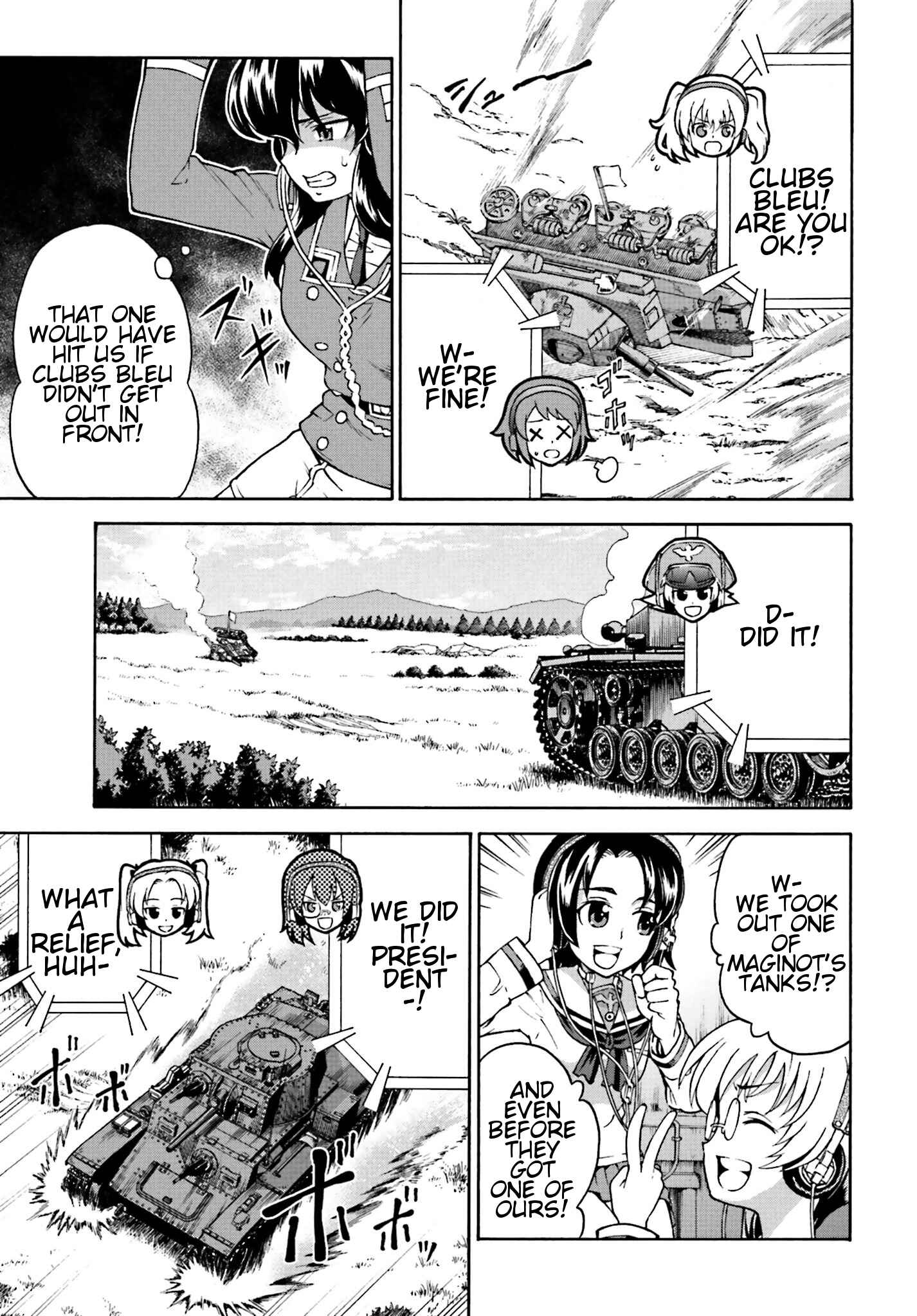 Page 3 Chapter 8 Girls Und Panzer: Fierce Battle! The Battle of Maginot!!