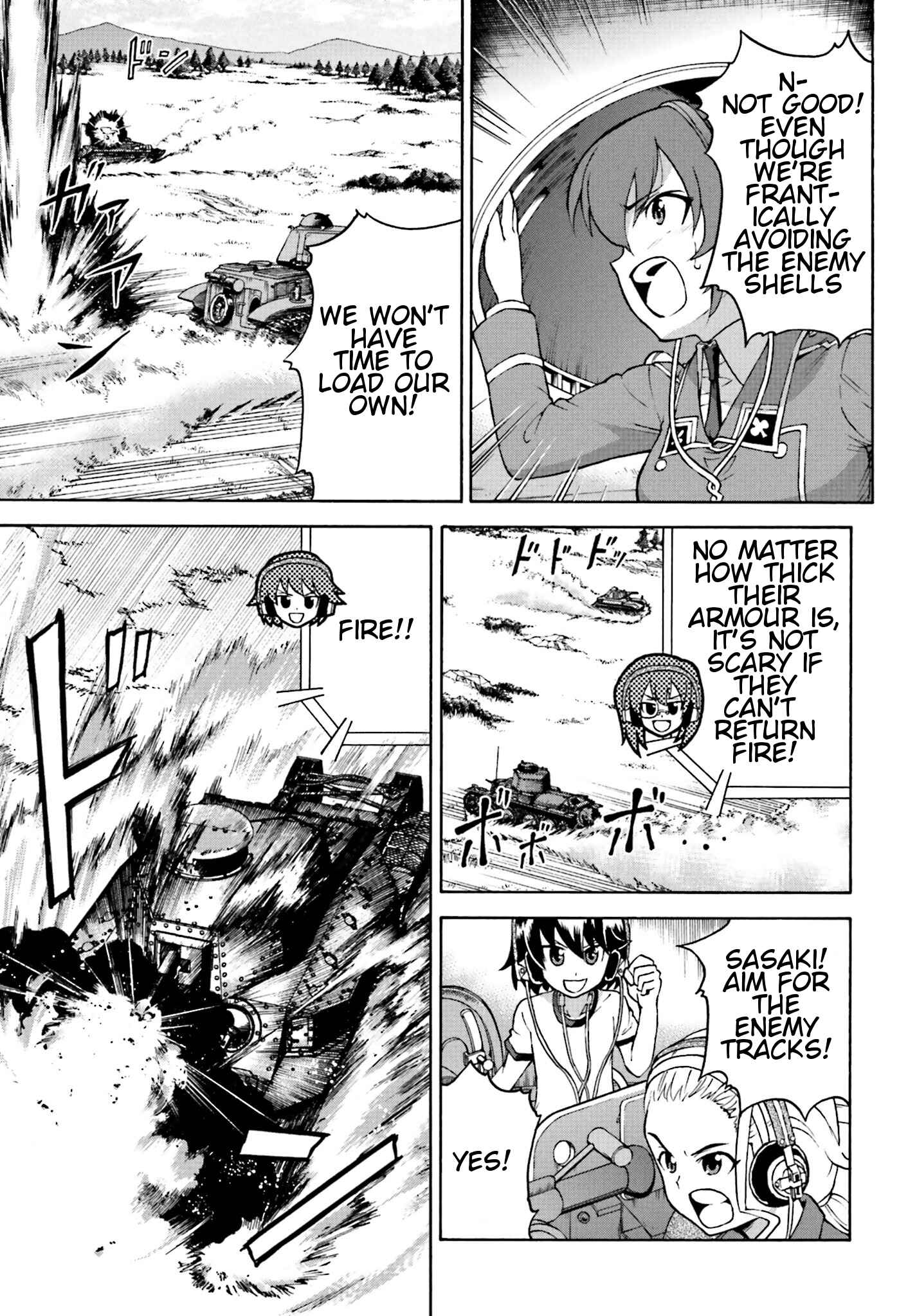 Page 5 Chapter 8 Girls Und Panzer: Fierce Battle! The Battle of Maginot!!