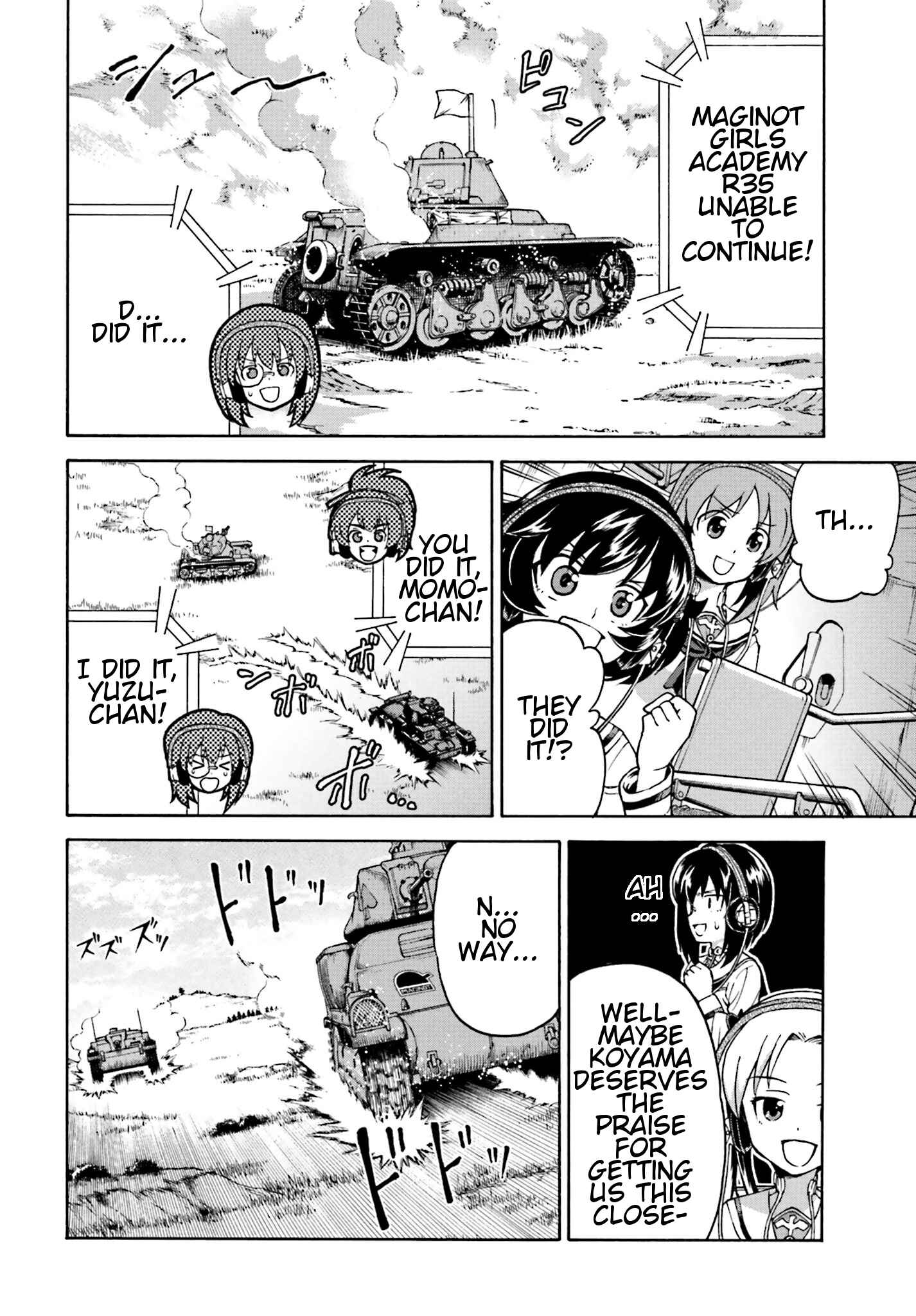 Page 8 Chapter 8 Girls Und Panzer: Fierce Battle! The Battle of Maginot!!