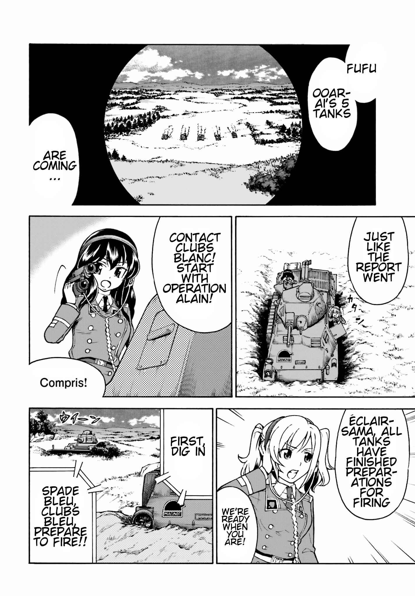 Page 10 Chapter 6 Girls Und Panzer: Fierce Battle! The Battle of Maginot!!