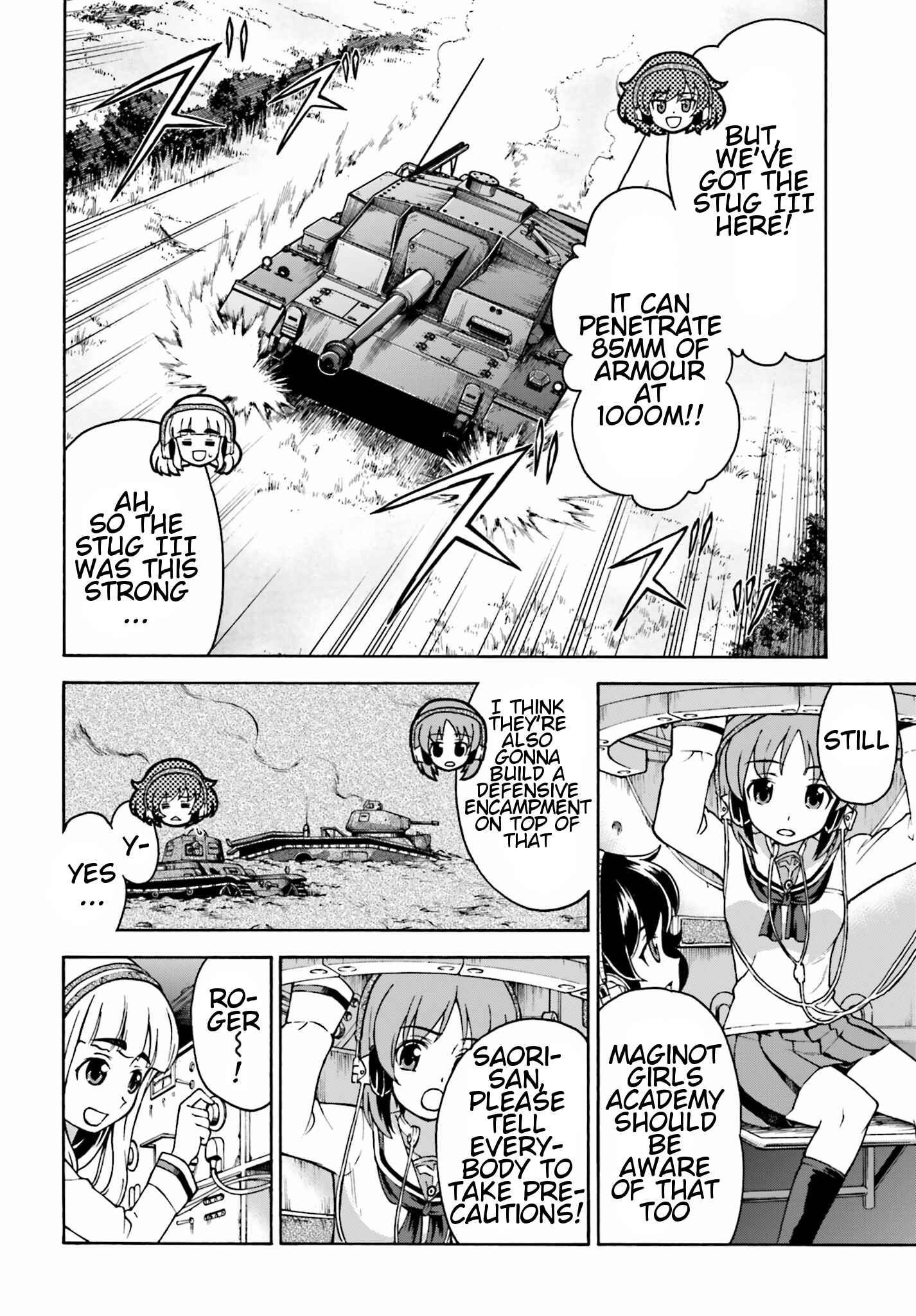 Page 8 Chapter 6 Girls Und Panzer: Fierce Battle! The Battle of Maginot!!
