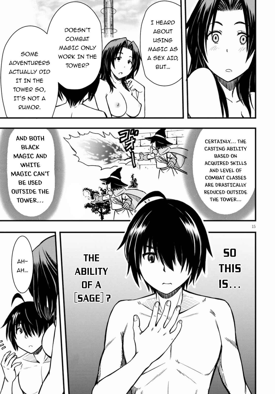 Page 15 Chapter 2 Hazure Aka Madoushi wa Kenja Time ni Musou Suru