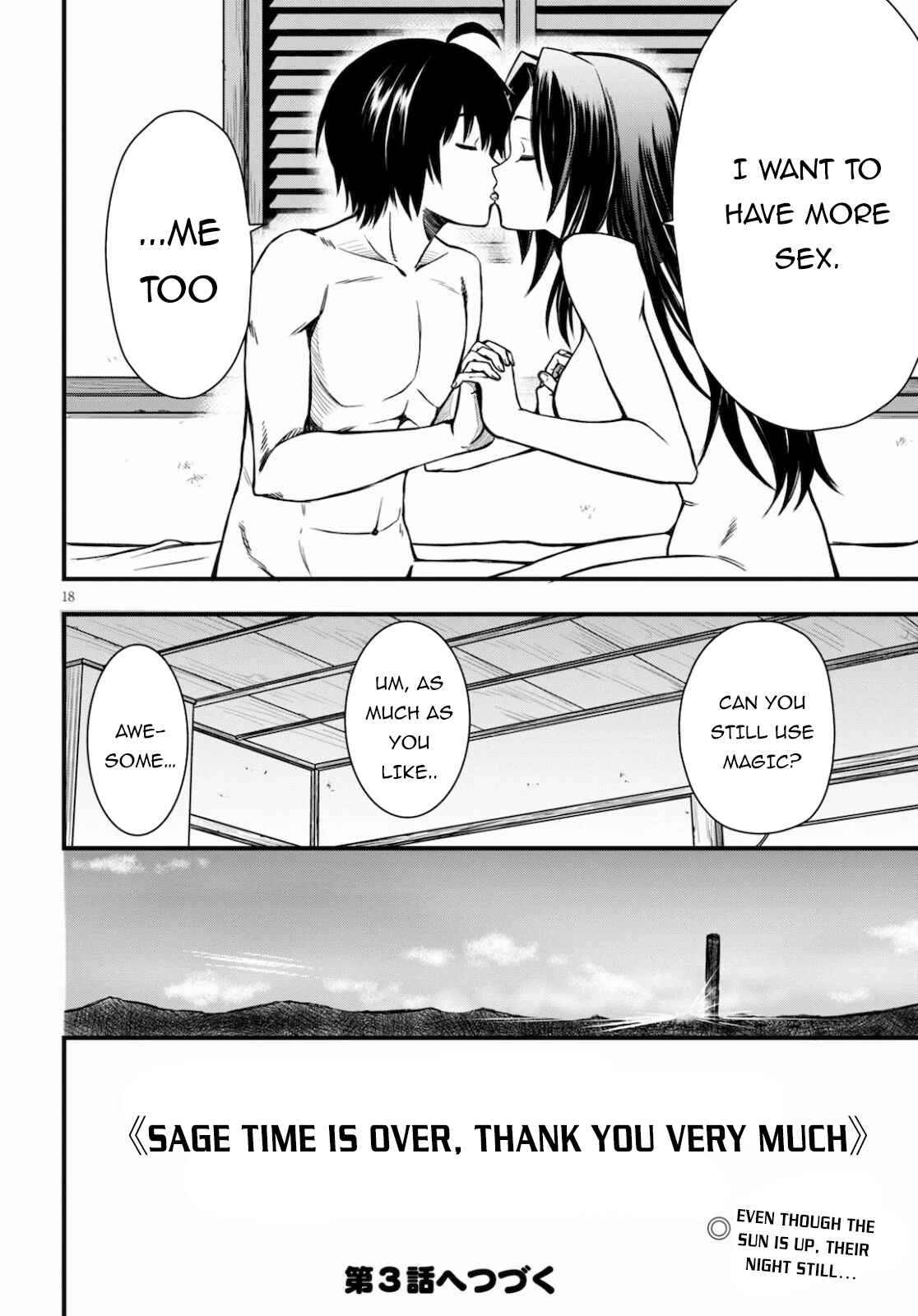Page 18 Chapter 2 Hazure Aka Madoushi wa Kenja Time ni Musou Suru