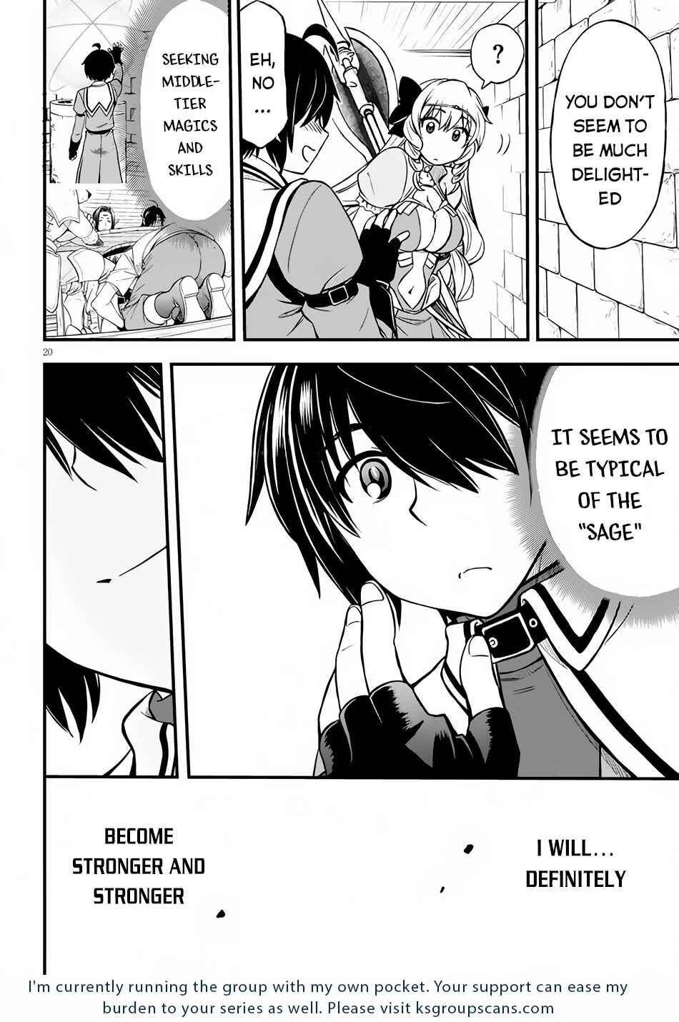 Page 20 Chapter 7 Hazure Aka Madoushi wa Kenja Time ni Musou Suru